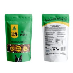 Cubed beef lung treats for dogs training rewards natural