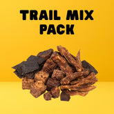 Variety of beef, chicken, kangaroo and lamb dog treats on display. Trail Mix Pack Dog Treats Bark with Buster Bulk Dog Treats 500 grams and 1kg sizes to select from for your pooch. Great for multi dog families. Buster’s Trail Mix Dog Treats – Irresistible Aussie Mix. Close-up of Bark with Buster mixed air-dehydrated treats