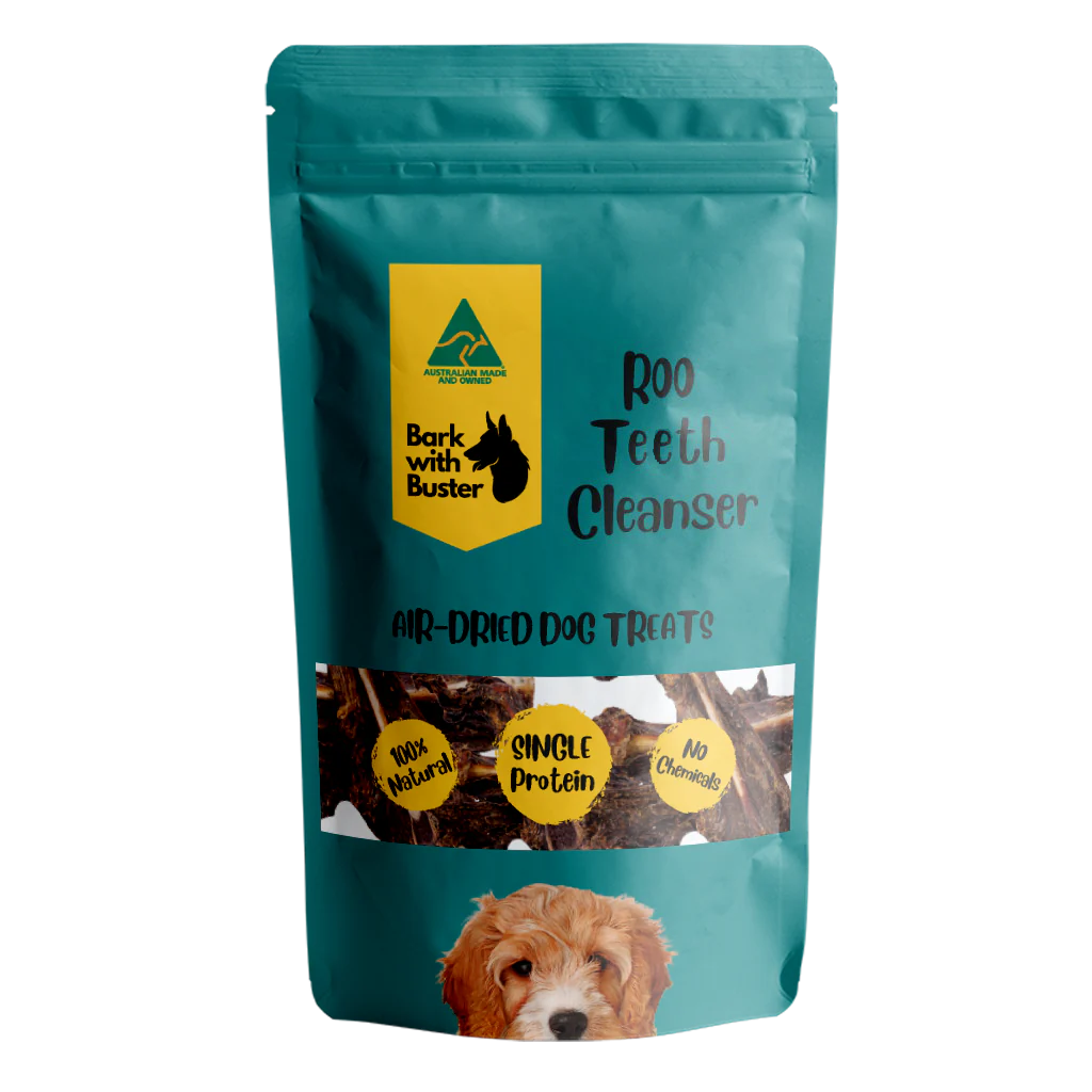 Kangaroo dog dental treats made from Dental Cleansers Dog Treats, natural, healthy dog treats. 100% Australian