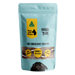 Wild-caught shark tail dog treat air dehydrated