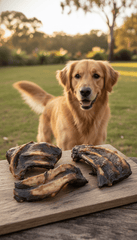 Australian Emu Rib Pieces for Dogs – Natural Dental Chew - Bark with Buster