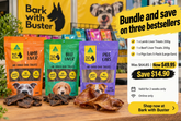 Bark with Buster Bestseller Bundle: 100% Natural Air-Dehydrated Liver & Pork Ears Dog Treats - Bark with Buster