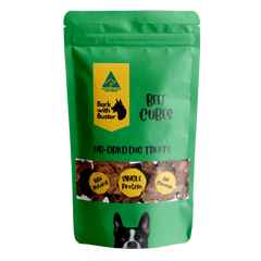 Beef lung cube dog treats Australian made air-dehydrated