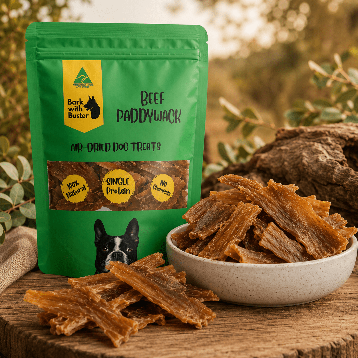 Beef Paddywack Dog Treats Australia - Bark with Buster