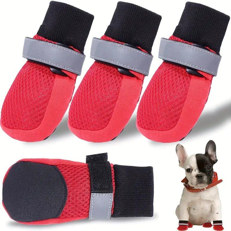 Breathable Dog Boots for Protection & Comfort - Bark with Buster