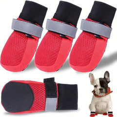 Breathable Dog Boots for Protection & Comfort - Bark with Buster