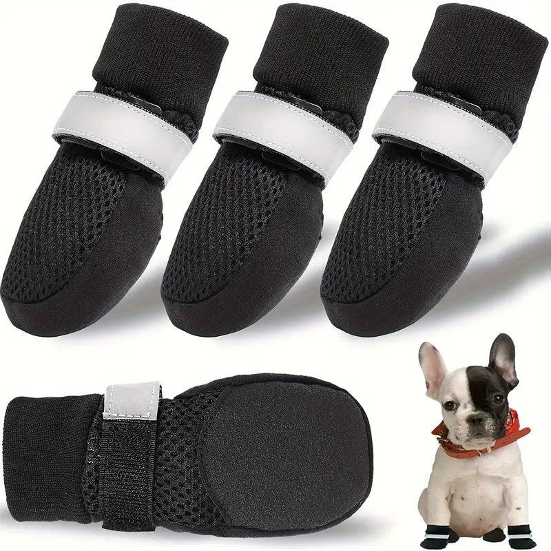 Breathable Dog Boots for Protection & Comfort - Bark with Buster