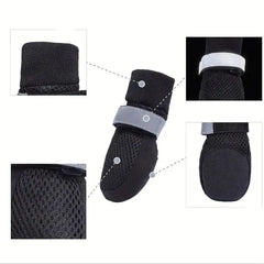Breathable Dog Boots for Protection & Comfort - Bark with Buster