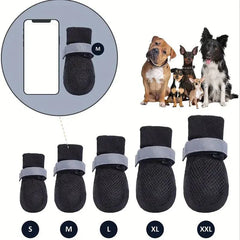 Breathable Dog Boots for Protection & Comfort - Bark with Buster