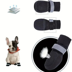 Breathable Dog Boots for Protection & Comfort - Bark with Buster