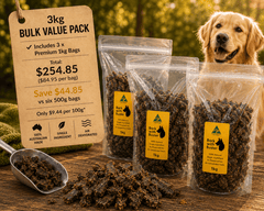Bulk Chicken Hearts Dog Treats Australia | 3kg Value Pack - Bark with Buster