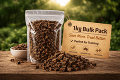Bulk kangaroo cubes dog treats bark with buster - Bark with Buster