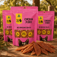Chicken Jerky Dog Treats – Natural & Australian - Bark with Buster