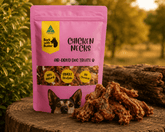 Chicken Necks Dog Treats Australia | Natural Crunchy Air Dehydrated Chews - Bark with Buster