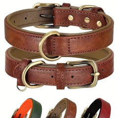 Dog Collar – Soft & Durable Leather for Comfort & Strength - Bark with Buster