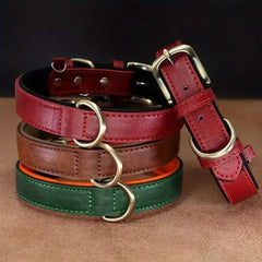 Dog Collar – Soft & Durable Leather for Comfort & Strength - Bark with Buster