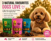 Dog Treats Value Pack Australia | Natural Beef Chicken & Kangaroo Mix - Bark with Buster