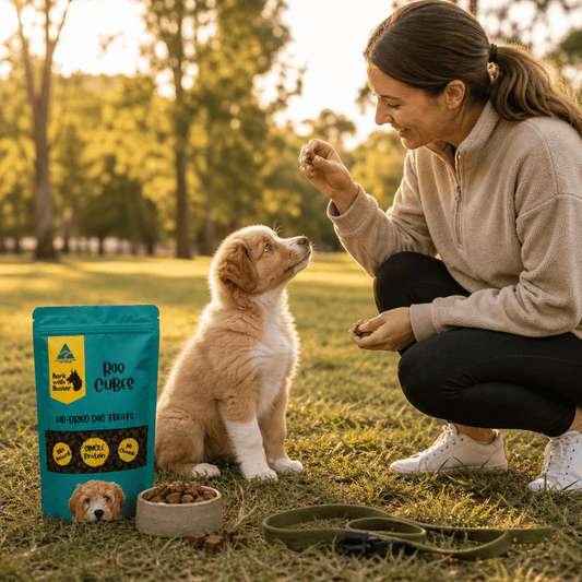 Everyday Puppy Training Pack – 4 High - Reward Aussie Treats - Bark with Buster