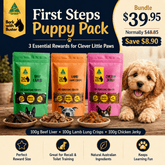 First Steps Puppy Training Pack - Bark with Buster