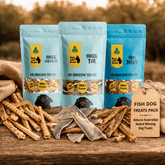 Fish Dog Treats Bundle – Natural Aussie Chews - Bark with Buster