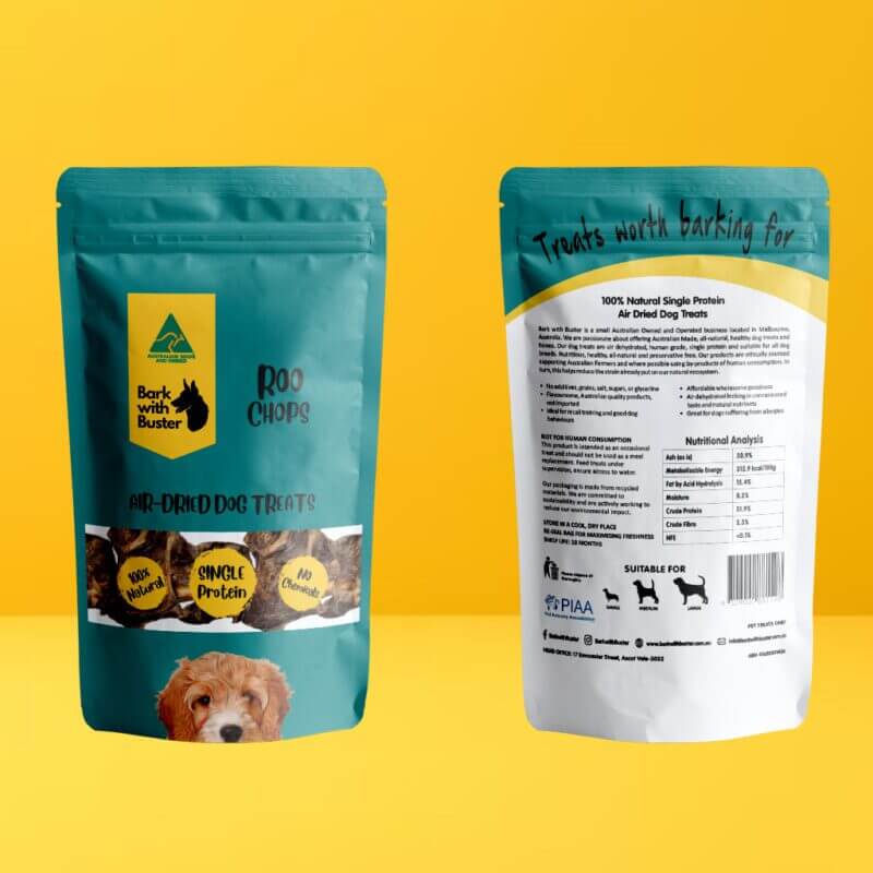 Kangaroo Bones For Dogs - Bark with Buster