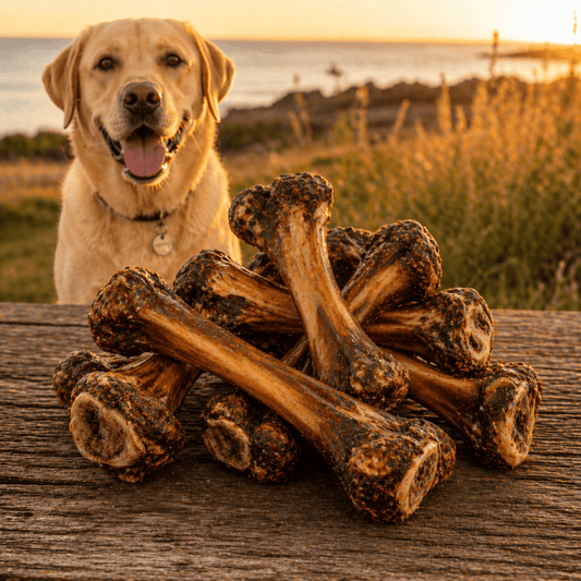 Kangaroo Femur Bones for Dogs โ Long - Lasting Natural Chews - Bark with Buster