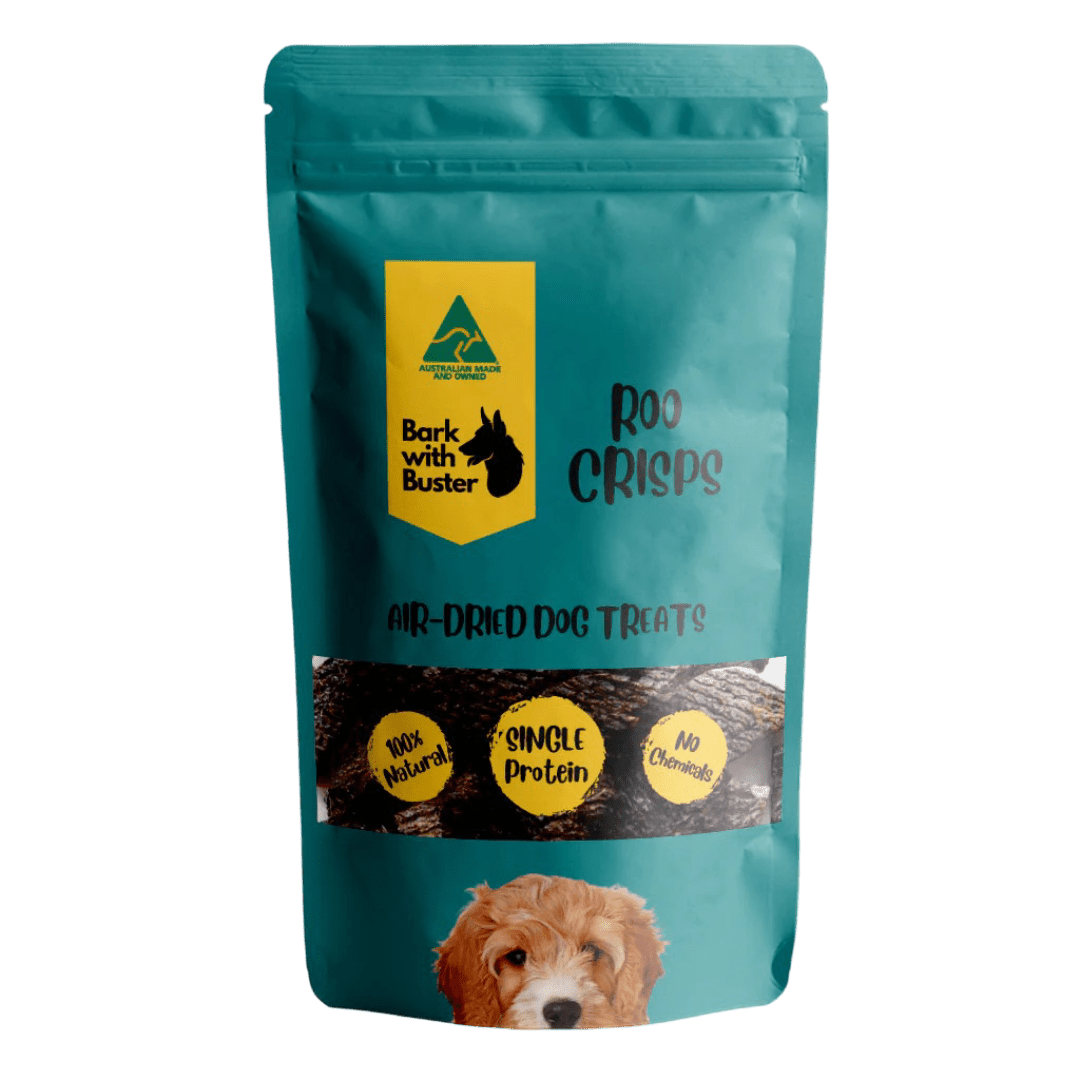 Kangaroo Lung Crisps Dog Treats - Bark with Buster