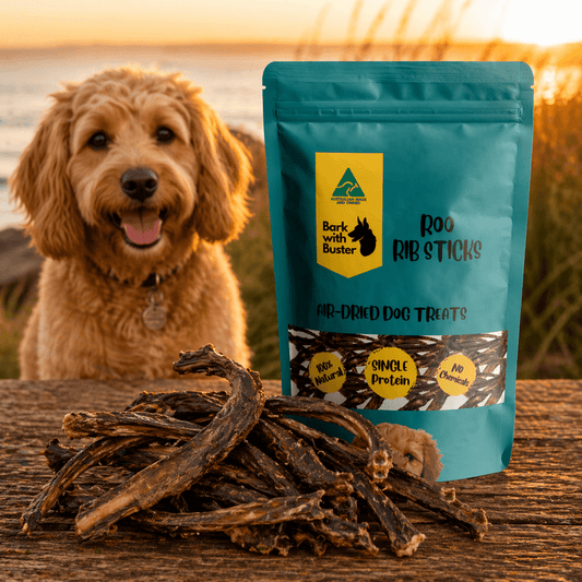 Kangaroo Rib Sticks for Dogs – Natural Chews for Small to Medium Dogs - Bark with Buster