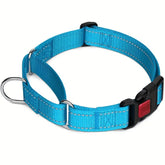Blue Martingale dog collar