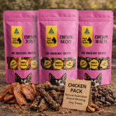 Natural Chicken Dog Treat Saver Pack - Bark with Buster