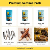 Premium Seafood Pack - Natural Dog Treats Bundle - Bark with Buster