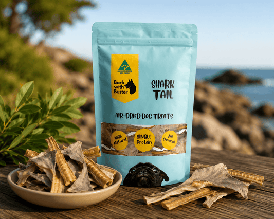 Shark Tail Dehydrated Dog Treats - Bark with Buster
