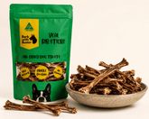 Veal Rib Sticks Dog Treats Australia – Natural Crunchy Air Dehydrated Dog Chews - Bark with Buster