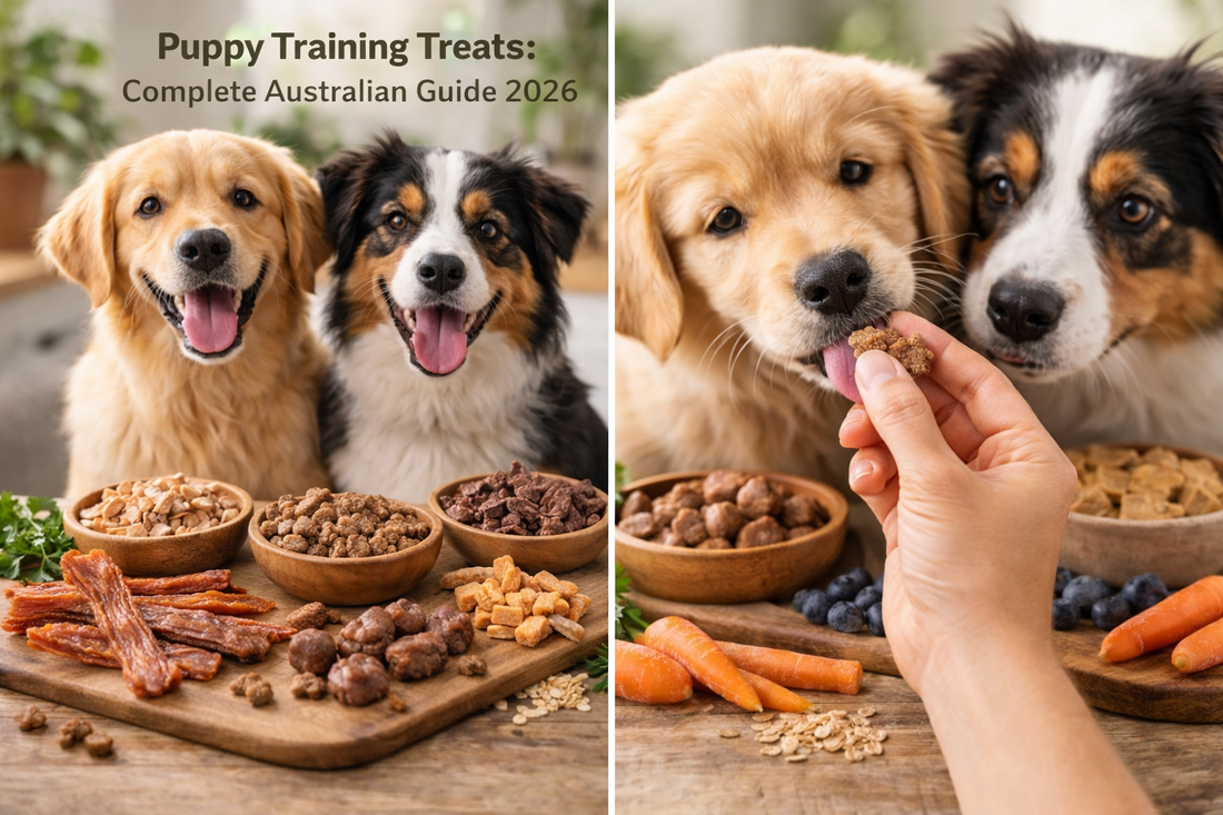 Puppy training treats guide - best natural training treats for puppies in Australia
