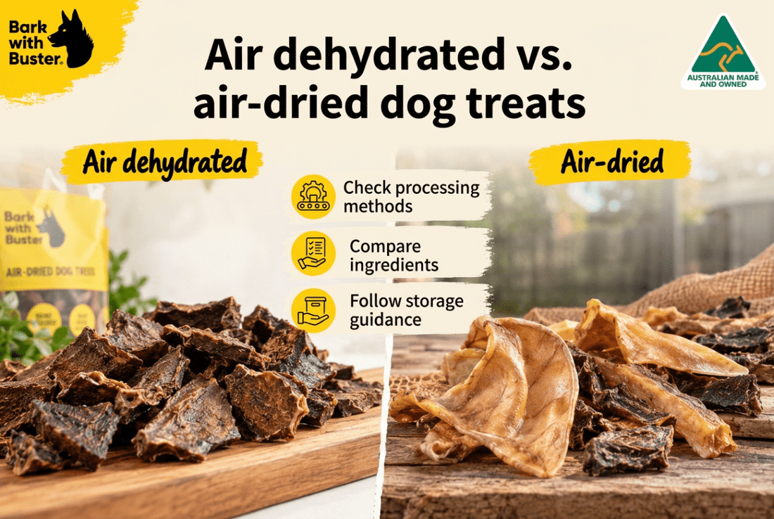 Air-Dried vs. Dehydrated Dog Treats: What's Actually the Difference? - Bark with Buster