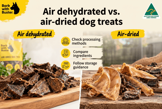 Air-Dried vs. Dehydrated Dog Treats: What's Actually the Difference? - Bark with Buster