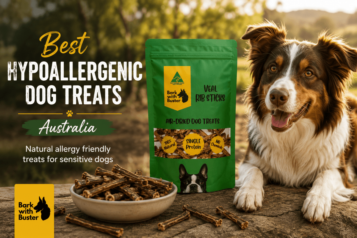 Best Hypoallergenic Dog Treats Australia | Natural Allergy Friendly Treats - Bark with Buster