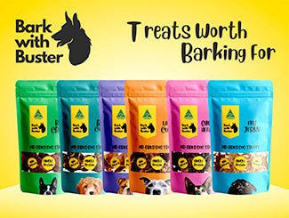 Premium Dog Treats - Natural & Healthy Australian Treats - Bark with Buster
