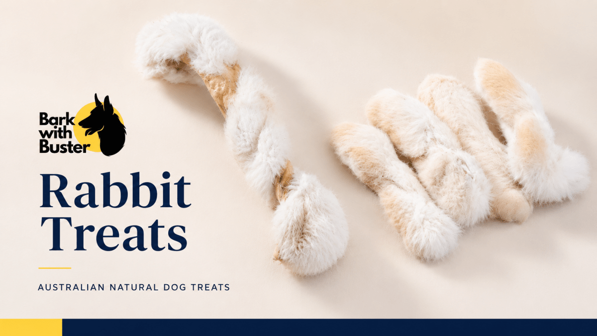 Rabbit Dog Treats Australia - Bark with Buster