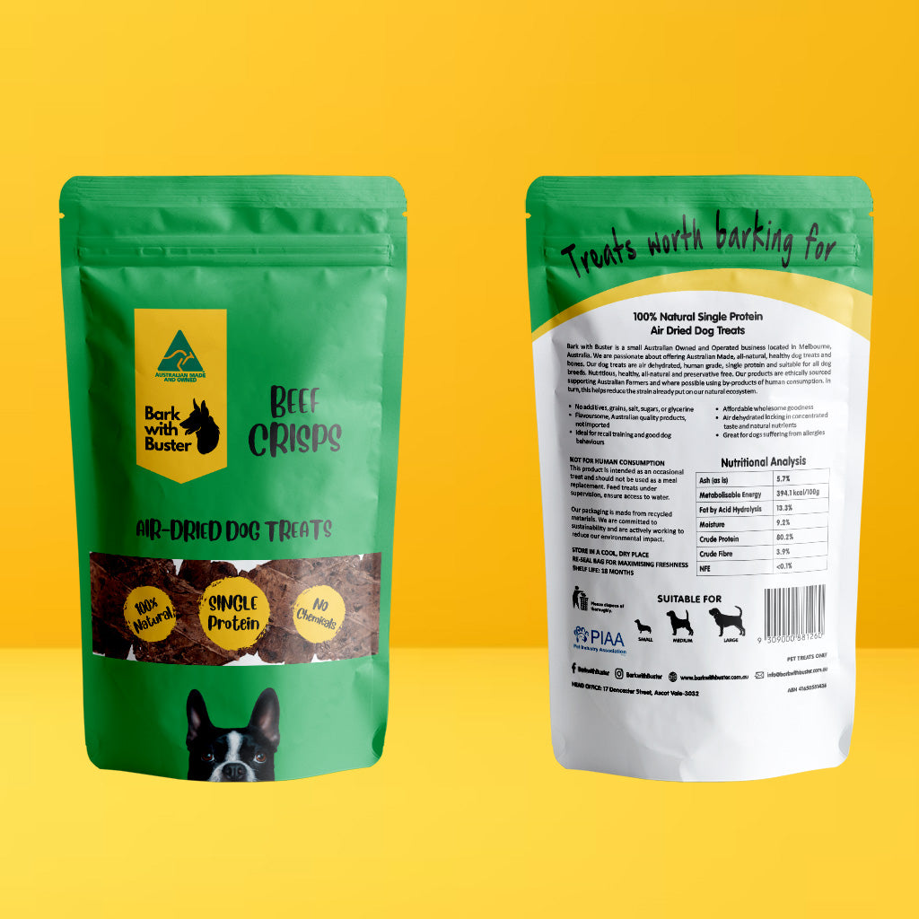 Beef Lung Crisps Dog Treats