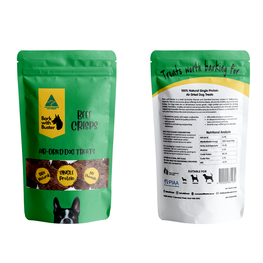 Beef Lung Crisps Dog Treats
