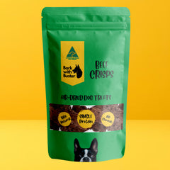 Natural Dog Treats Beef Crisps