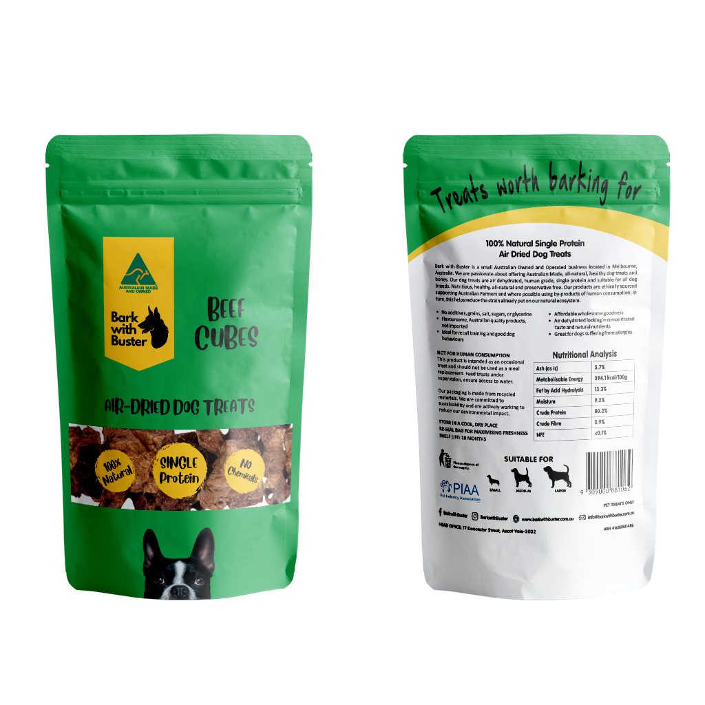 Beef Lung Cube Dog Treats
