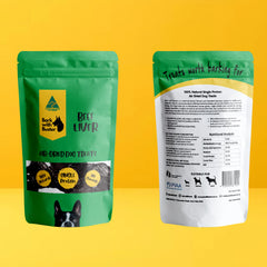 Bark with Buster Australian beef liver – healthy dog training treats for puppies and dogs