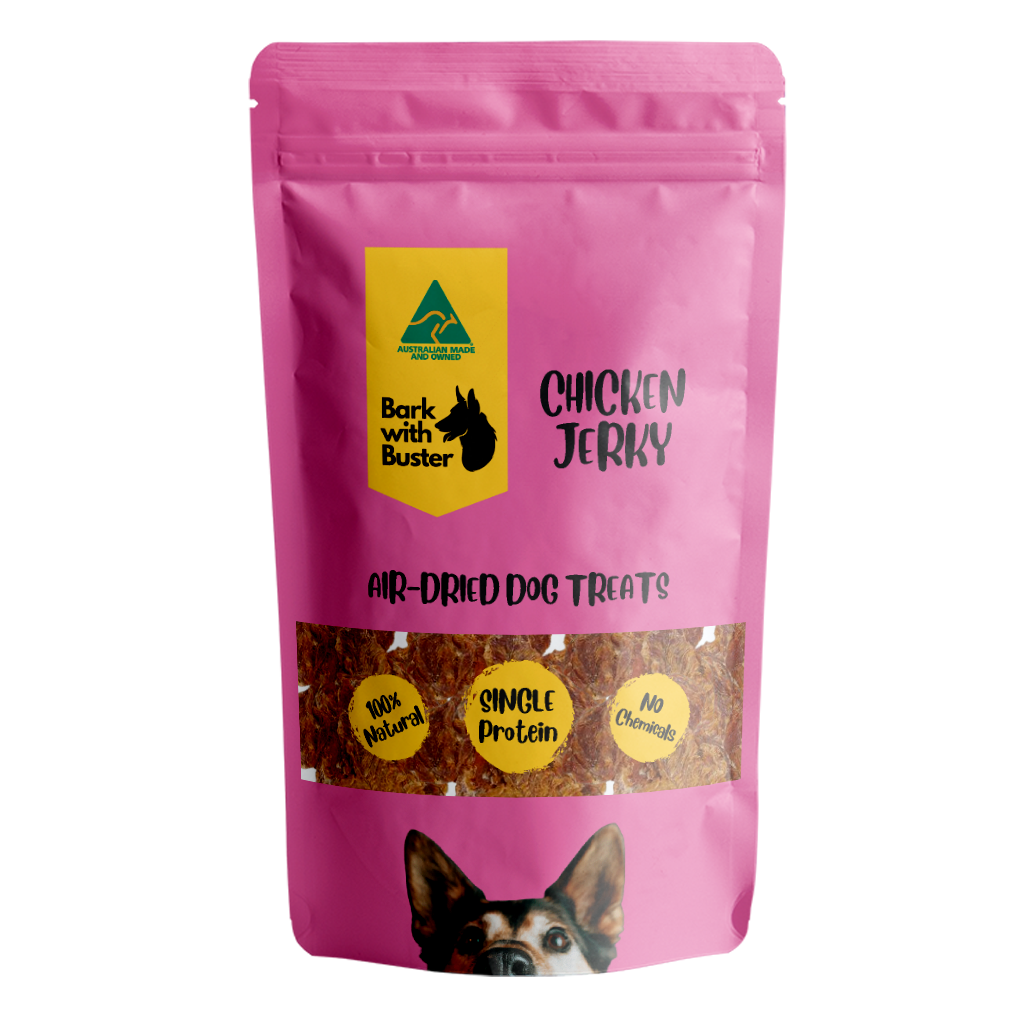 Chicken Jerky For Dogs 100% Healthy - Chicken Jerky For Dogs Unleash the Flavour and Reward Your Pup Naturally: Bark with Buster Irresistible Chicken Jerky Dog Treats