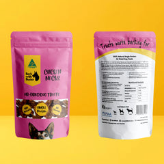 Australian Dog treats made naturally from real chicken necks – Bark with Buster product