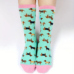 Novelty Dachshund Socks For Women