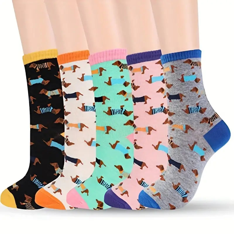 Novelty Dachshund Socks For Women