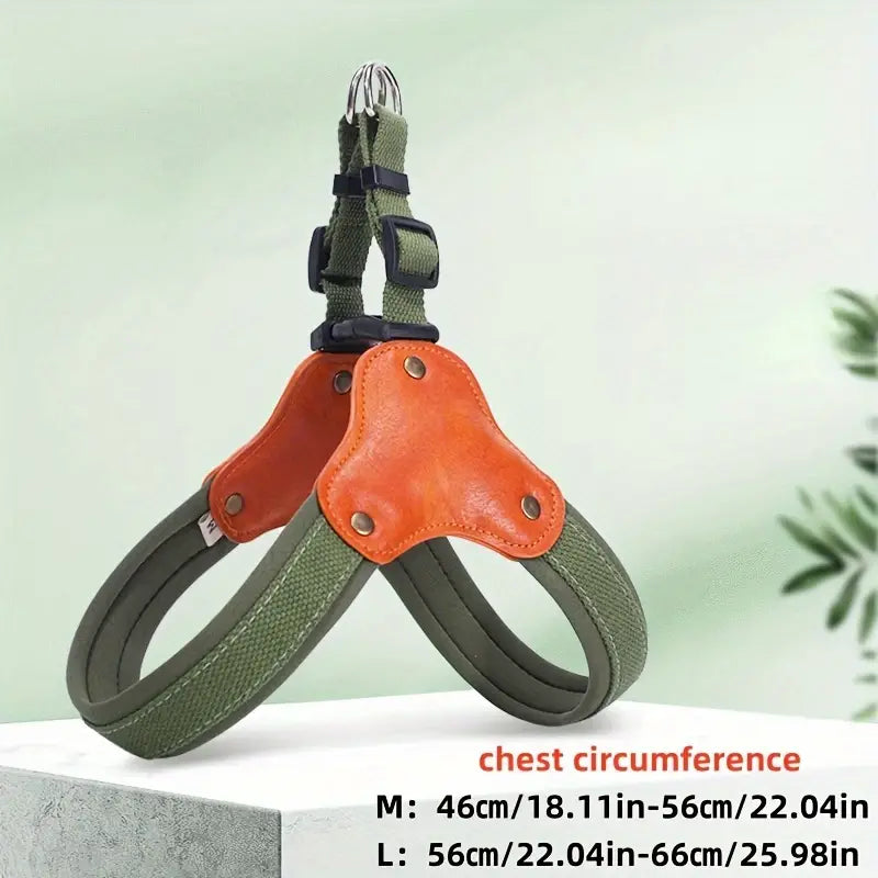 Dog Harness Y-Shaped padded Measurements