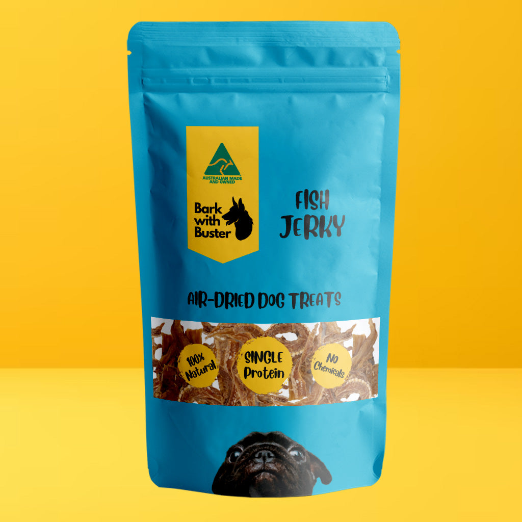 Fish Jerky Dog Treats 100% Natural